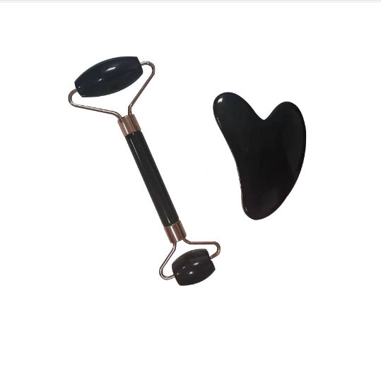 Natural Rose Quartz Roller Slimming Face Massager